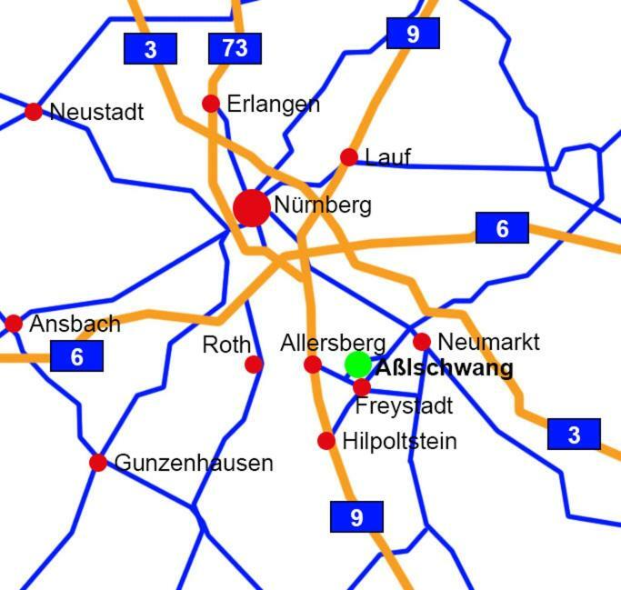 Gaestehaus Asslschwang Freystadt Eksteriør bilde